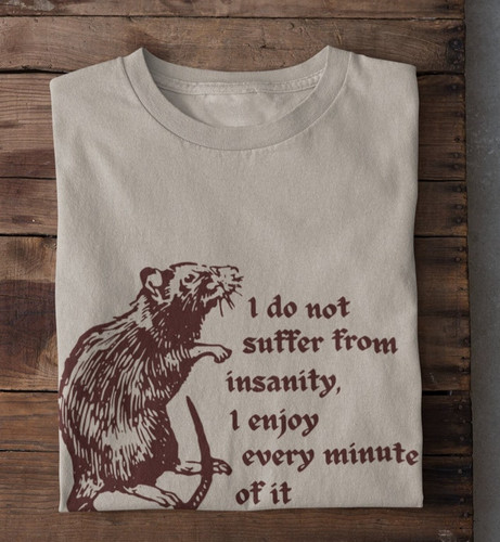 Shirt unisex rat poetry - t-shirt,