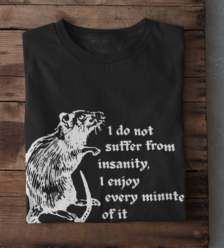 Shirt unisex rat poetry - rat,