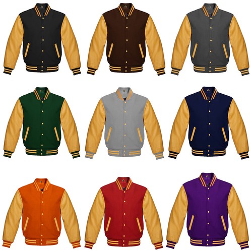 Giacca varsity con - con, in